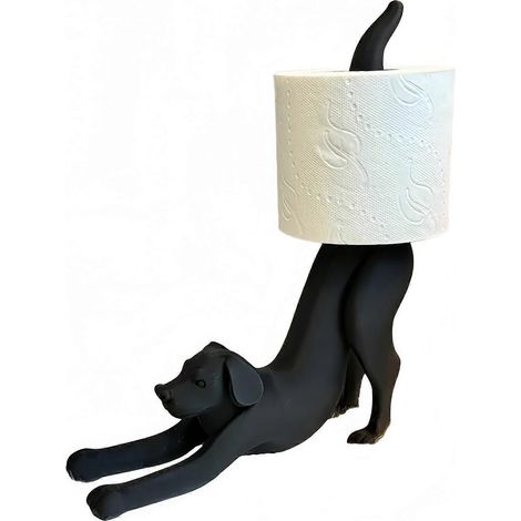 Porte-papier toilette rustique en corde de bois, étagère murale de rangement de salle de bain, décoration vintage (1/5)