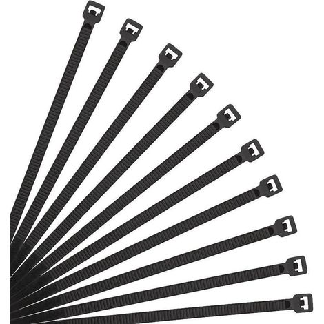 Kabelbinder 500 Stück Schwarz 300mm x 3.6mm UV-beständig Zugfestigkeit 18,2 kg (1/5)