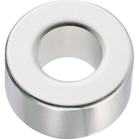 TRU COMPONENTS 1572123 Permanent-Magnet Ring (Ø x H) 10 mm x 2 mm N35  1.18 - 1.24 T Grenztemperatur