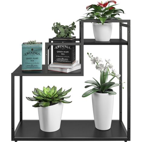 Weston Support de plantes en effet chêne noir (1/5)