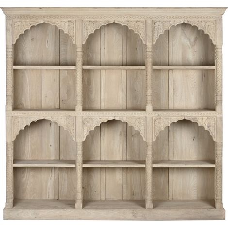Estanteria Madera 204X38X196 Tallada A Mano (1/5)