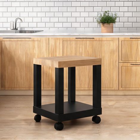 Table d'appoint Table d'appoint roulante carrée 40 x 40 x 40 cm (1/5)