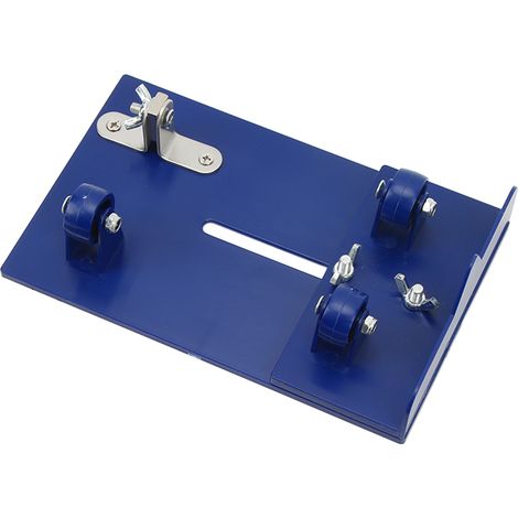 Coupe-bouteille en verre, plaque PC haute résistance épaisse, tête de coupe tranchante en carbure, outil de découpe de bouteilles de vin DIY bleu (1/5)