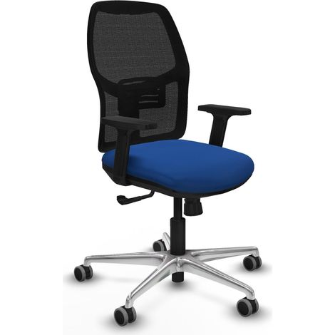 Sedia da ufficio piqueras y crespo Alfera blu pelle sintetica (1/2)