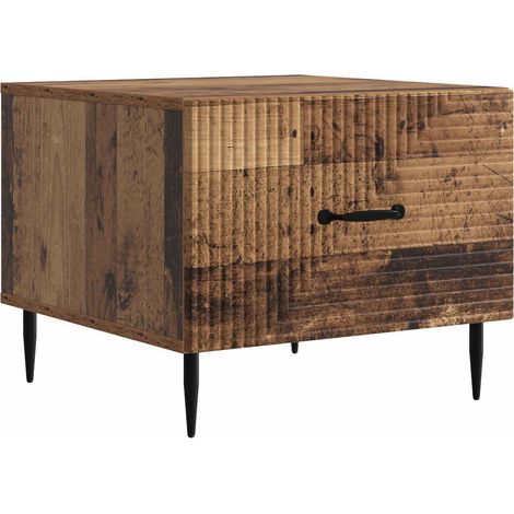 Couchtisch mit Schubladen Altholz 49 x 50 x 40 cm Holzwerkstoff vidaXL