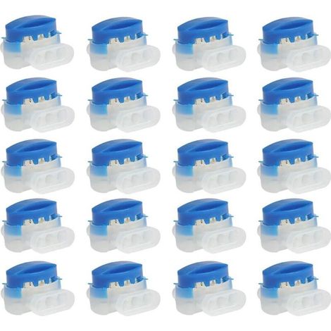 Connecteurs de câble étanches 20 pcs – Raccords 3 fils en gel résine – Pour tondeuses robotisées et installations souterraines (1/5)