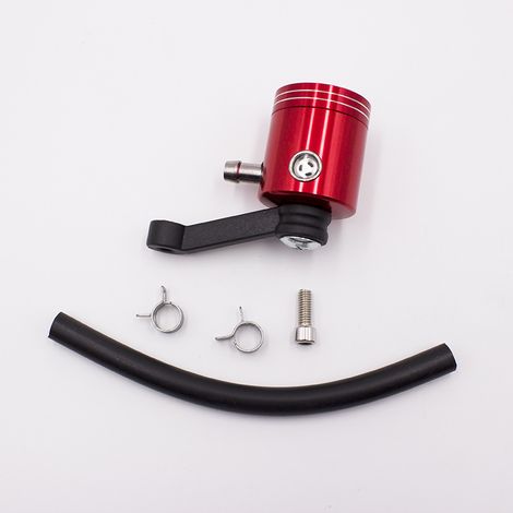 CCYKXA Roter Universal-Motorrad-Vorderradbremskupplungsflüssigkeitsbecher Ölzylinder-Vorratsflasche