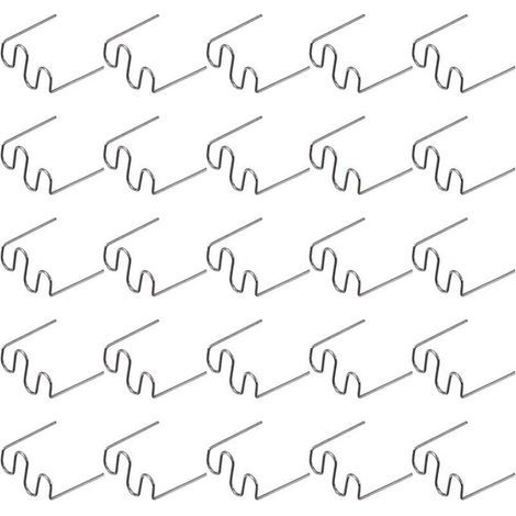 500 Pcs Baguettes de Soudage Agrafe Chaude Réparation Machine en Plastique Soudage Agrafeuse Chaude Voiture Auto Pare-Chocs Réparation Pré Coupe Vague Agrafes 0.6 Mm (1/5)