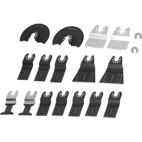 Kit de 18 lames de scie oscillantes universelles en métal et plastique, outil de coupe précis pour le bois et le plastique (1/5)
