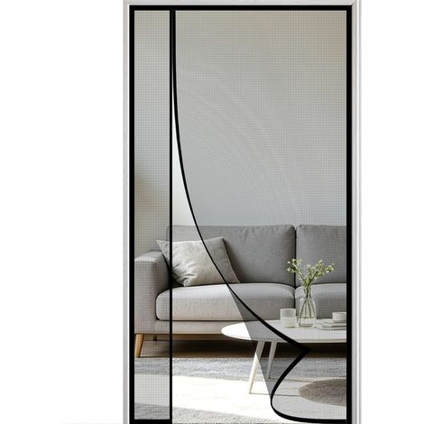 Moustiquaire Porte Fenetre Magnétique 50x50cm Ouverture Latérale (1/5)