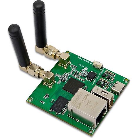 2,4-GHz-WLAN-Router-Modul mit 300 Mbit/s und zwei Antennen, MT7620N WLAN-FPV-Videoübertragungsmodul, Open-Source-Router (1/5)