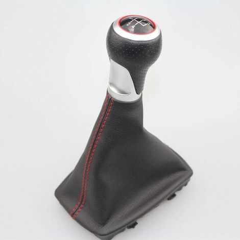 Soufflet Levier de Vitesse Pommeau de Vitesse applicable to Audi A4 B8 gear shift- Crezuo (1/4)