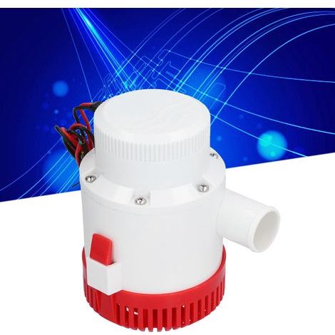DC12V 3700GPH submersible bilge pump, shockproof, rustproof and corrosion-resistant for powerful drainage (1/5)