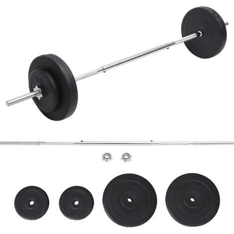 Langhantel mit Gewichten Set 30 kg