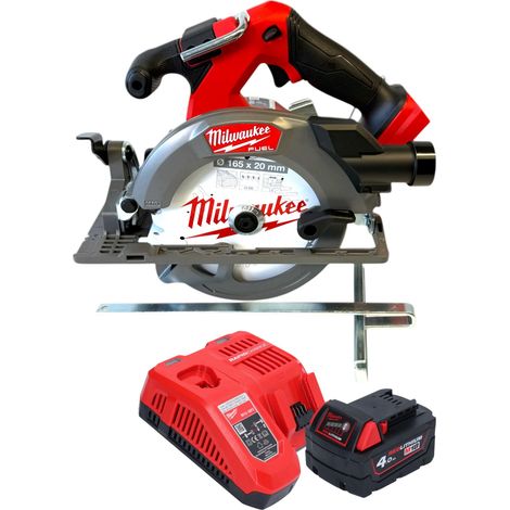 Milwaukee M18 FCS552-401 Akku Handkreissäge 18 V 165 mm Brushless + 1x Akku 4,0 Ah + Ladegerät (1/5)