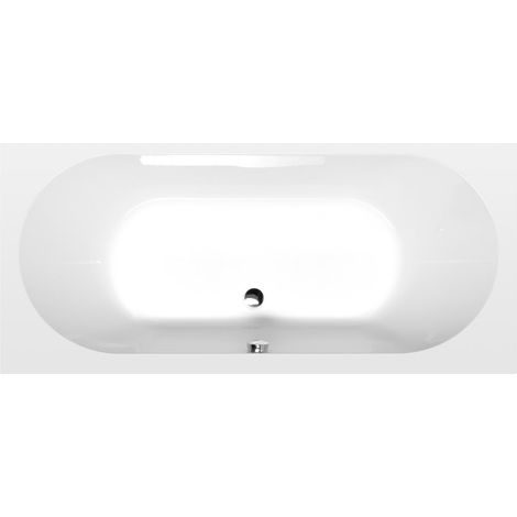 JIZERA Bain rectangulaire 170x80x39cm, blanc