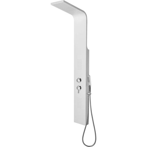 Sapho - Pannello doccia Jacob con miscelatore, 200x1500 mm, bianco WN682 (1/5)