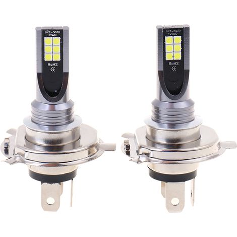 2 x 200-W-H4-LED-Lampen, 12.000 Lumen für Autoscheinwerfer – AquaForge