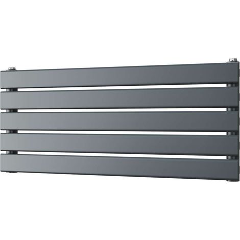 Typhoon Axis - Anthracite Horizontal Radiator H340mm x W800mm Single Panel (1/3)