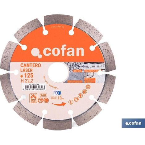 Disco diamante cantero 125mm para corte preciso (1/5)
