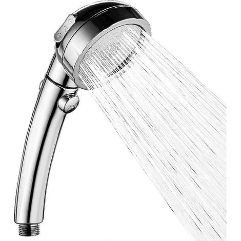 Pommeau de douche haute pression en acier inoxydable 304, économique en eau, douchette, installation facile (1/5)