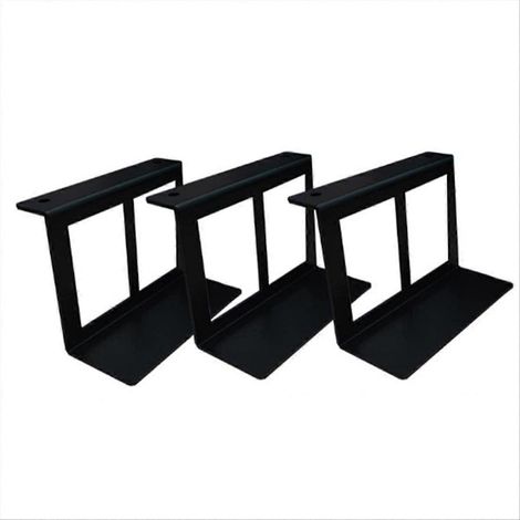 Support de fixation pour ordinateur portable sous bureau avec vis et plateau de rangement pour accessoires d'ordinateur portable (1/5)