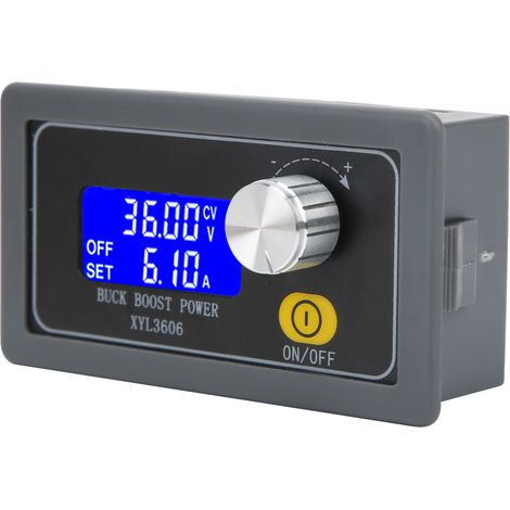 Module convertisseur XY3606 DC 6-30V boost-buck automatique haute puissance, régulation tension/courant constante, chargeur CNC à affichage, alimentation ajustable précise (1/5)