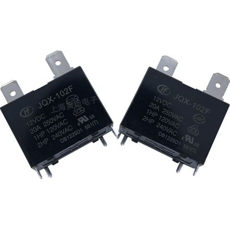 Relais haute puissance d'origine Hongfa HF102F/12VDC20A pour chauffe-eau et climatiseurs JQX-102F/12VD