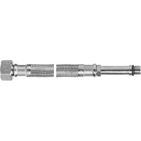 Tubo flessibile per batteria in treccia d'acciaio 40 M10x3/8 lungo (1/2)