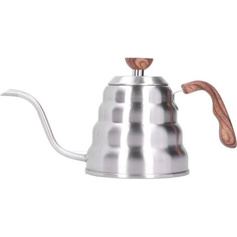 Bouilloire à café et thé en acier inoxydable, avec bec col de cygne, ustensiles de cuisine (1,2 L) (1/5)