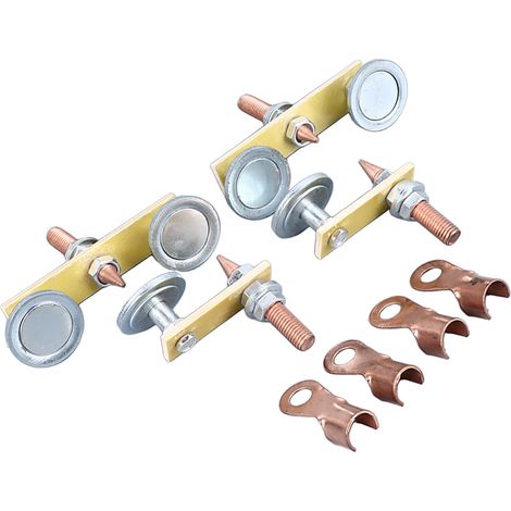 supports de soudage magnétiques à grande ventouse avec pince de mise à la terre en cuivre pour réparation mécanique (1/5)