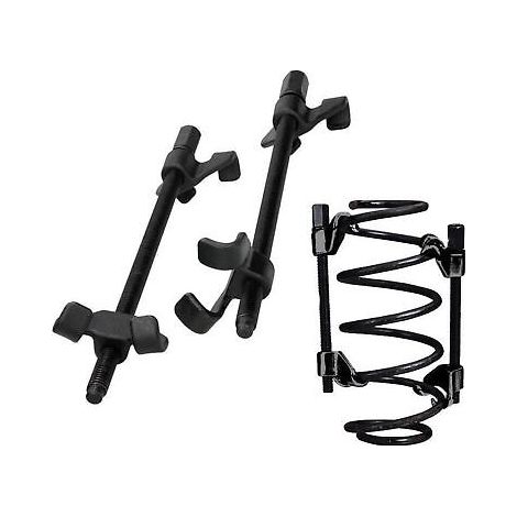SET 2 COMPRESSORI PRESSORI PER SMONTAGGIO MOLLE AMMORTIZZATORI 260mm 26cm
