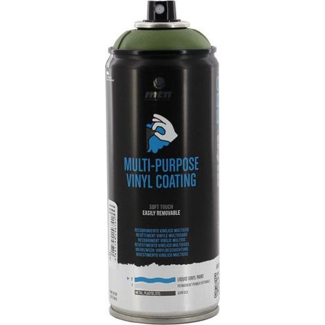 Bombe de peinture revêtement vinyle multiusage - Vert - 400ml - MTN Pro