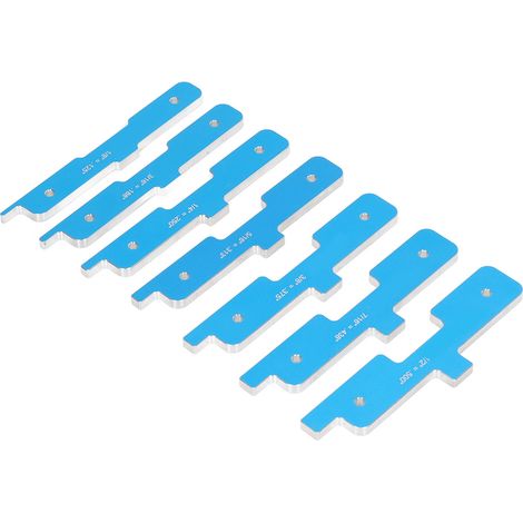 7-teiliges Frästisch-Einstellstangen-Set aus Aluminiumlegierung zum Schneiden und Fräsen (1/5)