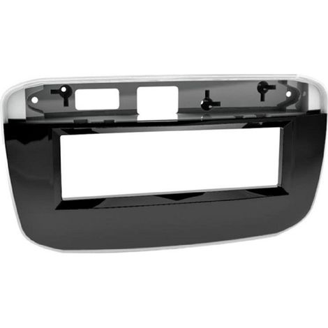 Facade Autoradio compatible avec Fiat Punto Evo et Punto 11-18 - Noir brillant