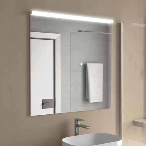 Set OPTIMUS Spiegel und LED-Leuchte IP44 (5700ºK) 1200 x 800 mm (1/2)