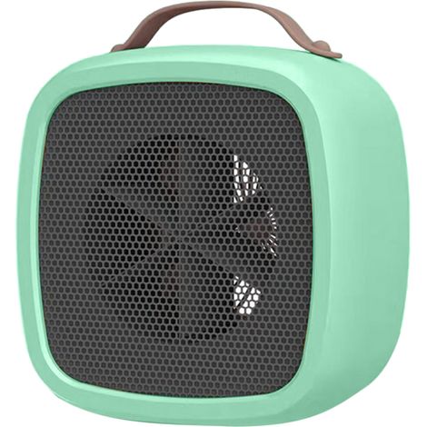 Ortviai Chauffage Électrique Portable avec Poignée – Mini Ventilateur Chauffant pour Bureau et Maison, Protection Anti-Surchauffe (1/3)