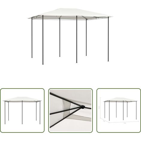 Außenbereich - Pavillon 3x4x2,6 m Creme 160 g/m² (1/5)
