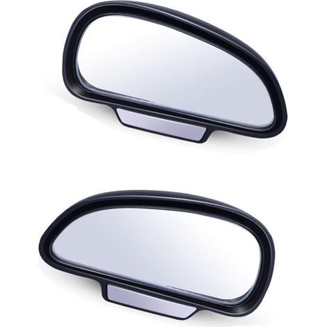 2-Piece Pack (One for Each Side) - Rearview Mirror - Banana-Shaped Mirror - Side Mirror - Adjustable Blind Spot Mirror - Car Rearview Mirror - 16cm - Universal - 360° - Car/RV Accessories (1/5)