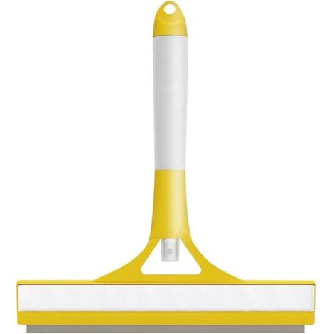 Outil de nettoyage pour vitres, brosse multifonction pour miroirs, raclette pour vitres, brosse de nettoyage trois-en-un, grattoir en silicone pour salle de bain (1/5)