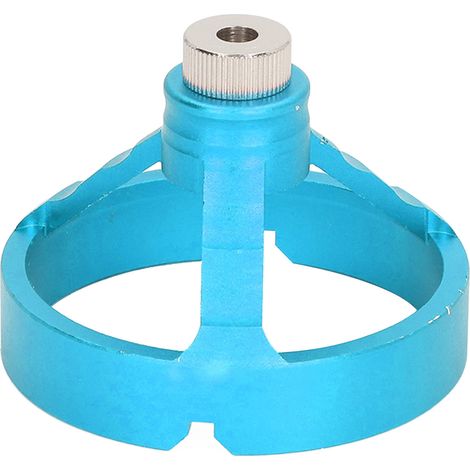 Gabarit de perçage vertical 3 en 1 avec 6 bagues de guidage pour forets de menuiserie, bleu (1/5)