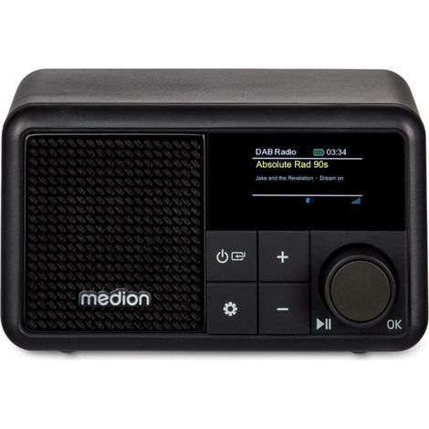 Mini Radio - MEDION - DAB/FM - Mono 2W RMS - Negro (1/5)