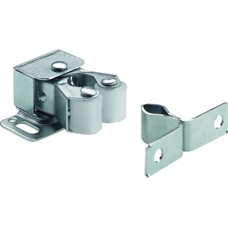 Hettich Schnappverschluss Stahl, verzinkt, 14 x 33 x 28 mm, 1 Stück Möbelbeschlag