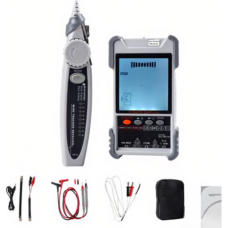 Testeur câble KKM618 – LCD, PoE, appariement, longueur, court-circuit/ouvert, sensible (1/5)