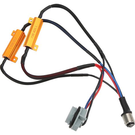 2 résistances LED 50 W 12 V à double résistance, décodage précis, faible consommation d'énergie, décodeur LED pour le décodage de lampes (1/5)
