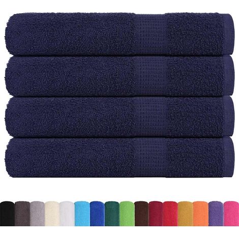 Handtücher FROGN 4 Stk. Marineblau 100x200 cm 360 g/m² vidaXL