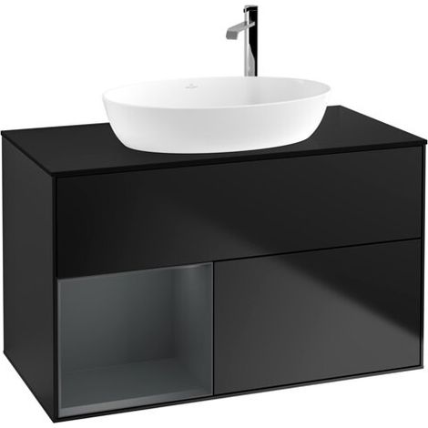 Villeroy & Boch F892HGPD Armoire sous lavabo Finion F89 (1/2)