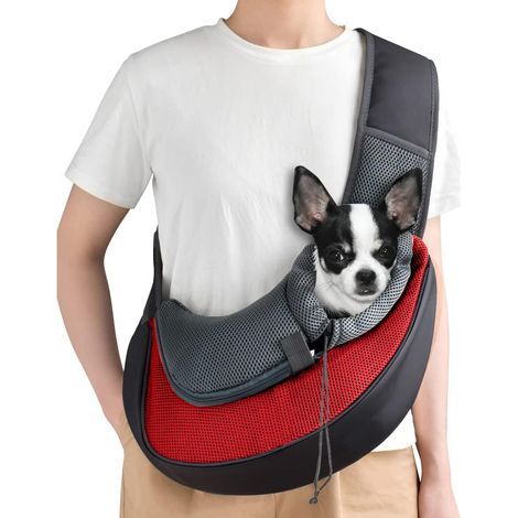 Sac à Dos de Transport Souples Doux et Respirable Voyage pour Animaux de Compagnie Chat Chien (1/5)