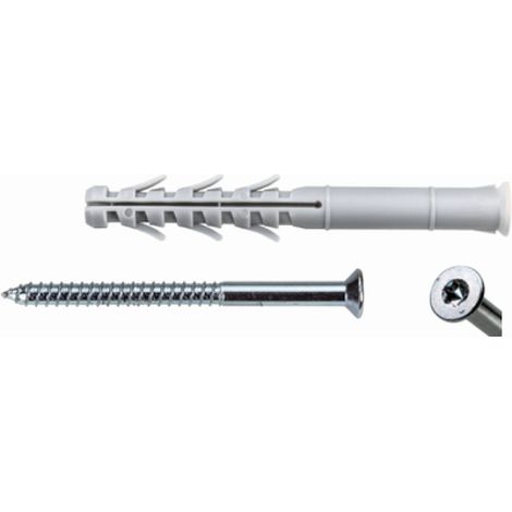 TASSELLO NYLON MAURER PLUS PROLUNGATO Ø10X100MM C/VITE TORX 7X105