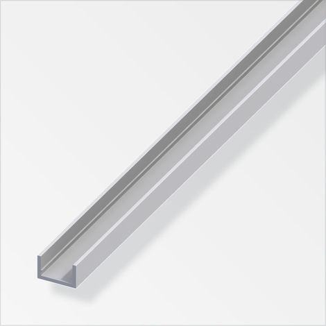 canale u alluminio arg  10x11,5x1,5   1 metro. (1/2)